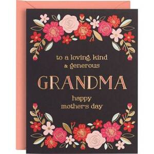 Grandma Bright Floral Mother's Day Card