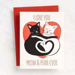 Meow and Purr-ever Card