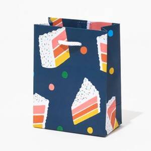 Birthday Cake Slice Small Gift Bag