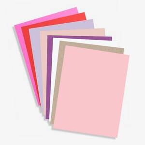 Rosy Multi-Color Card Stock 8.5" x 11"