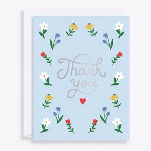 Ditsy Floral Thank You Card