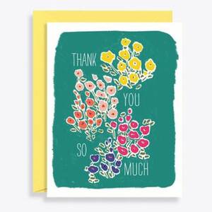 Colorful Floral Thank You Card Set