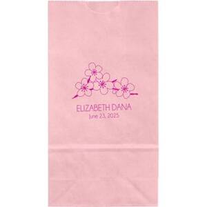 Cherry Blossom Small Custom Favor Bags