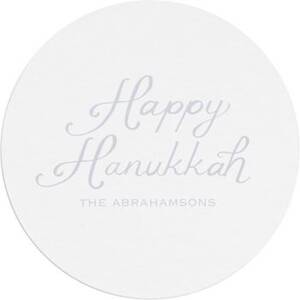 Hanukkah Script Custom Coasters