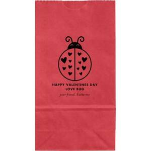 Love Bug Small Custom Favor Bags