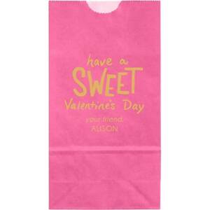 Sweet Valentine Small Custom Favor Bags