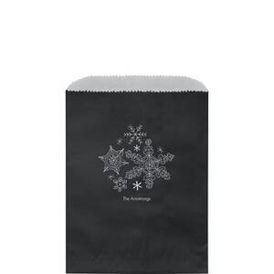 Snowflakes Custom Wax Lined Bags