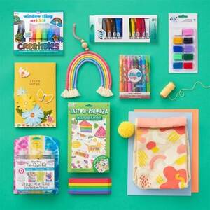 Kids Rainbow Crafting Care Package