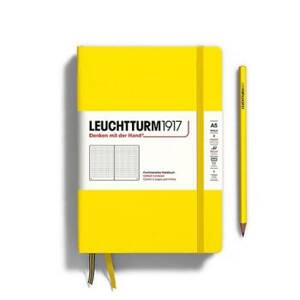 Leuchtturm Lemon Dotted Page Hardcover Medium Notebook