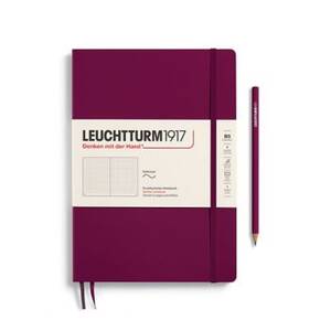 Leuchtturm1917 Port Red Softcover Composition Dotted Journal