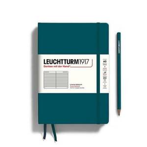 Leuchtturm Pacific Green Ruled Page Hardcover Medium Notebook