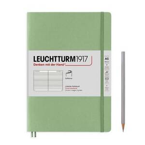 Leuchtturm Sage Ruled Page Softcover Medium Notebook