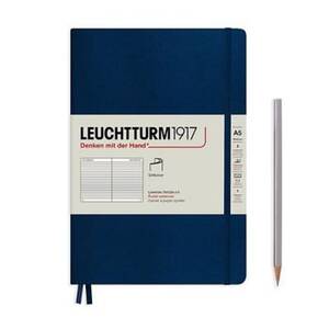 Leuchtturm Navy Ruled Page Softcover Medium Notebook