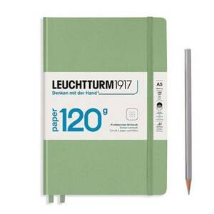 Leuchtturm Sage Dotted Page Hardcover Medium Notebook