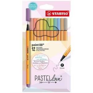 Stabilo Point 88 Fineliner Pastel Pen Set