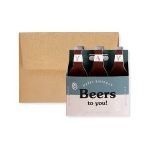 Popup Beers To You Birthday Card
