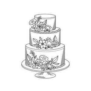 Wedding Cake Stamp