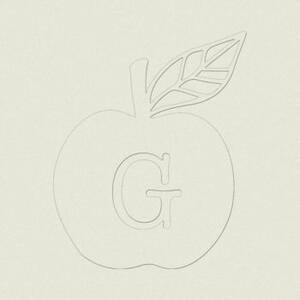 Monogram Apple Embosser