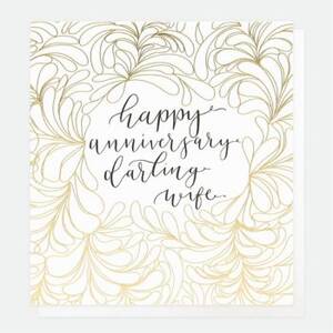 Darling Wife Anniversary Card