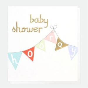 Bunting Baby Card