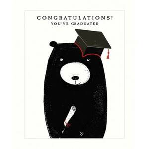 Bear Graduation Card