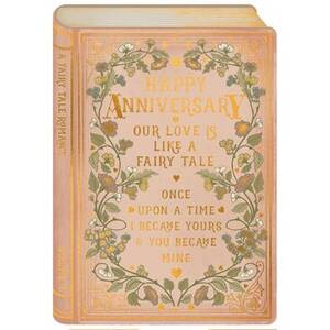 Fairytale Book Anniversary Card
