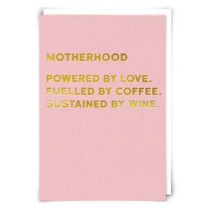 Sustained by Wine Mother's Day Card