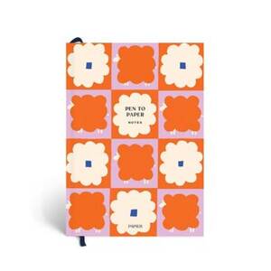 Dancing Daisy Hardcover Lined Notebook