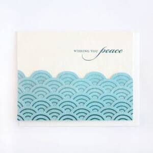 Peaceful Waves Greeting Card