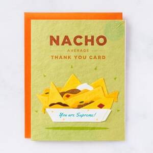 Nacho Average Thank You Card