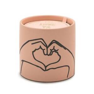 Pink Heart Candle