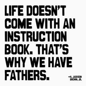 Instruction Book Father's Day Card