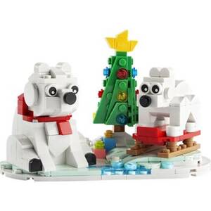 LEGO Iconic Wintertime Polar Bears Set