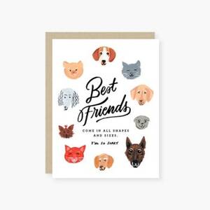 All Shapes And Sizes Pet Sympathy Card