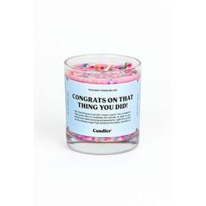 Congrats Sprinkle Candle