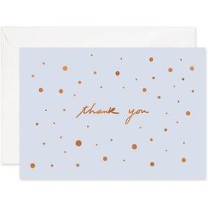 Copper Speckled Thank You Card Set