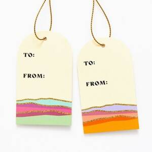 Glitter Layers Gift Tags