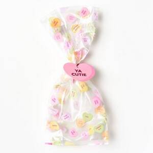 Heart Candy Cellophane Treat Bags