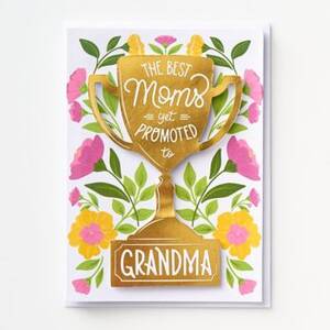 Promoted To Grandma Mother's Day Card