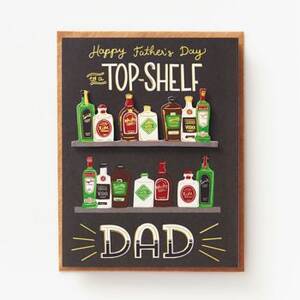 Embellished Top Shelf Father's Day Card