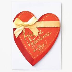 Die Cut Chocolate Box Valentine Card
