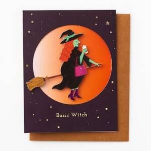 Basic Witch Halloween Card