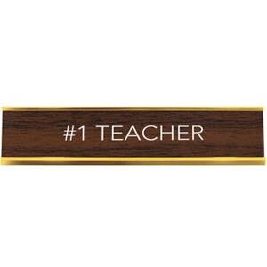 #1 Teacher Desk Sign