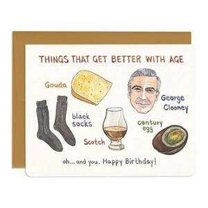 Better With Age Birthday Card