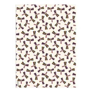 Colorful Abstract Birds Flat Wrap