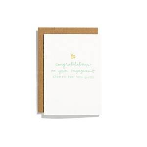 Stoked For You Engagement Card
