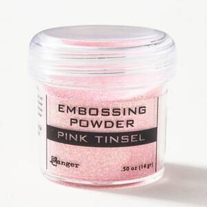 Pink Tinsel Embossing Powder