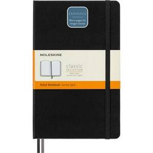 Moleskine Black Hardcover Expanded Notebook