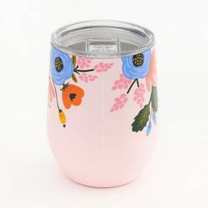 Blush Floral Stemless Cup