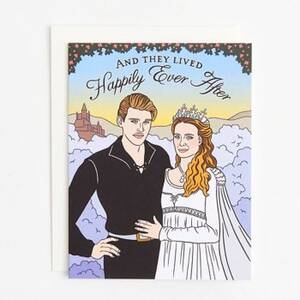 Lived Happily Ever After Wedding Card